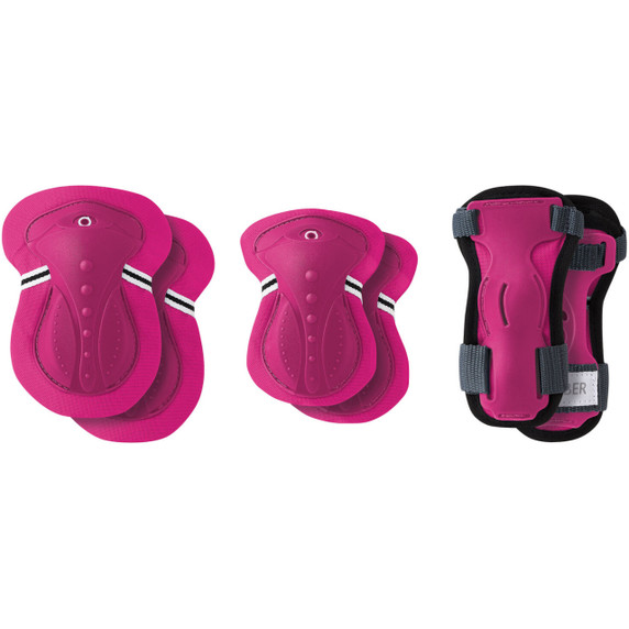Globber Junior Protective Pad Set Fuchsia Pink XXS