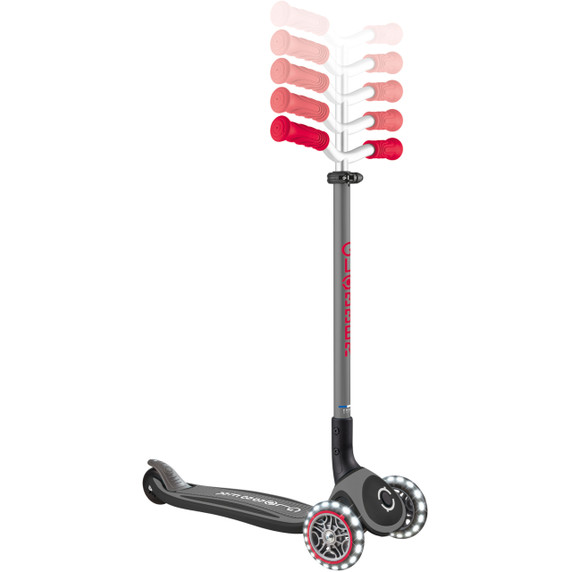 Globber Master with Lights Black/Red