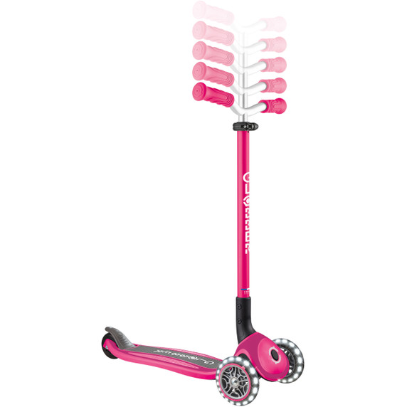Globber Master with Lights Pink