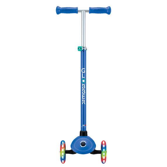 Globber Primo Plus with Lights Navy Blue/Emerald Green