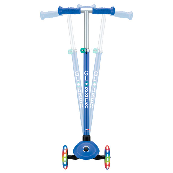 Globber Primo Plus with Lights Navy Blue/Emerald Green