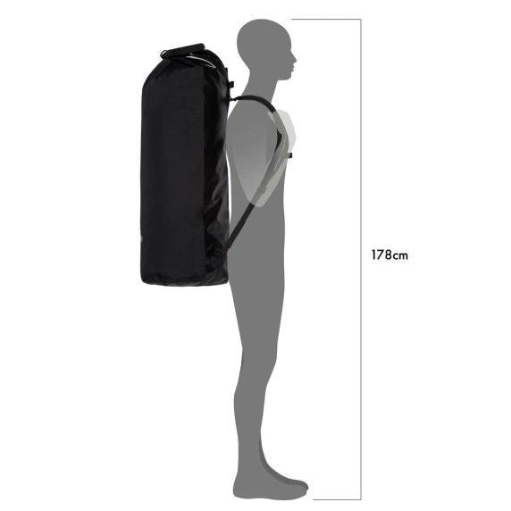 Ortlieb 113L X-Tremer XL Dry Bag Backpack Black