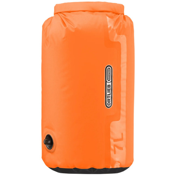 Ortlieb 7L PS10 Compression Dry Bag with Valve Orange