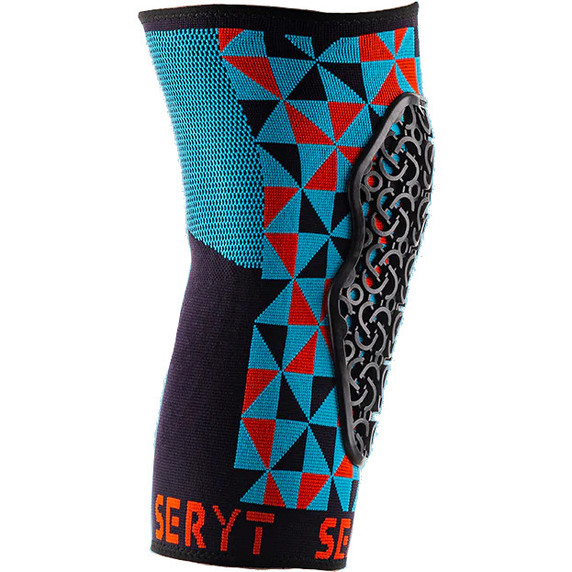 SERYT Flow Knee Pads Arlecchino Light Blue/Red