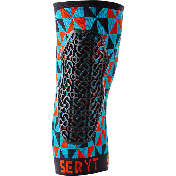 SERYT Flow Knee Pads Arlecchino Light Blue/Red