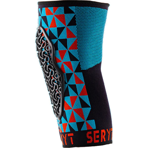 SERYT Flow Knee Pads Arlecchino Light Blue/Red