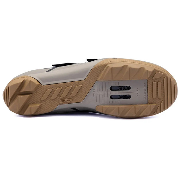 Sidi Asper Lace Gravel Shoes Black/Olive Green