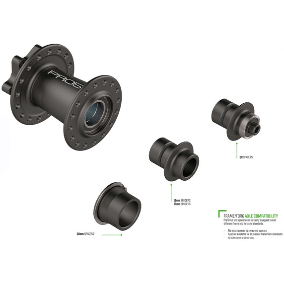 Hope Pro 5 Rear Hub 6 Bolt Trial/SS 135mm Bolt-Up 32H Black