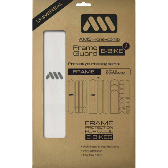 All Mountain Style Ebike Frame Protection Clear/Silver