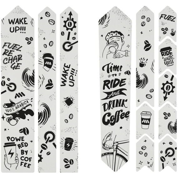 All Mountain Style Gravel/Road Guard - Coffee/Black