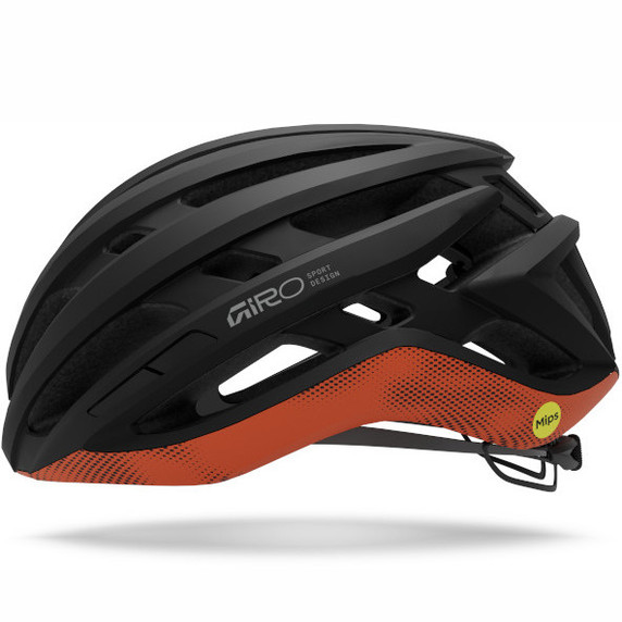 Giro Agilis Mips Road Helmet Matte Black/Black/Motion Orange