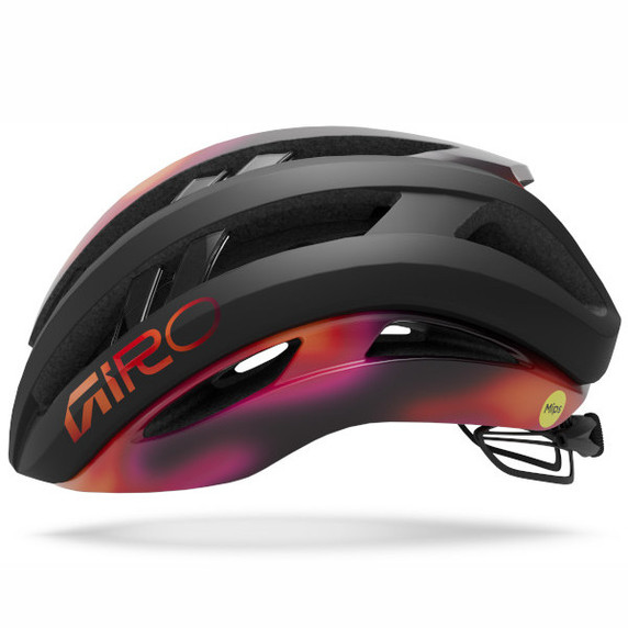 Giro Aries Spherical Road Helmet Matte Black/Frequency Orange