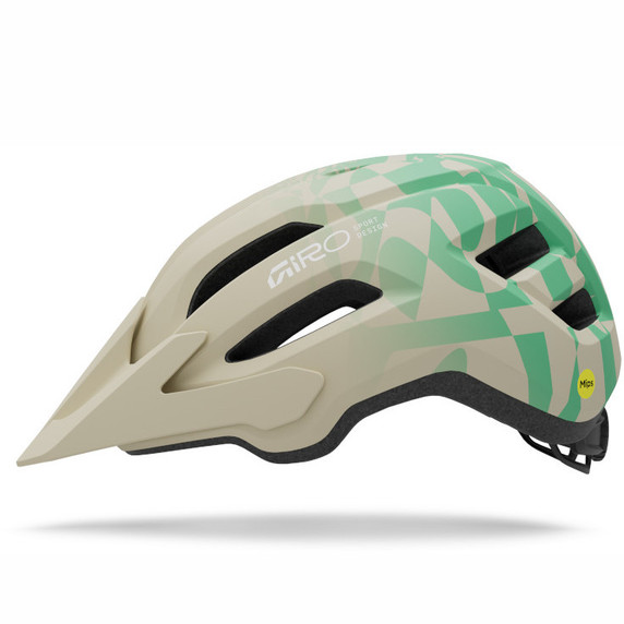 Giro Fixture Mips II MTB Helmet Matte Stone/Green Rush OSFM