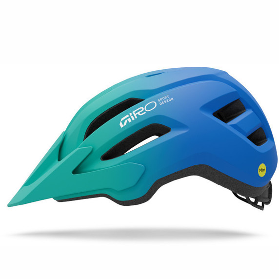 Giro Youth Fixture Mips II MTB Helmet Matte Aqua Green/Blue Jewel Fade OSFM