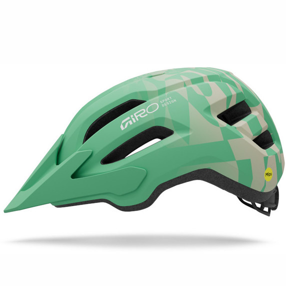Giro Youth Fixture Mips II MTB Helmet Matte Green Rush OSFM