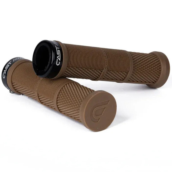 Cast MTB Bamba Lock On Grip Black - Chestnut