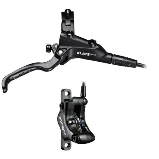 TRP Slate EVO Hydraulic Disc Brake Set 4 Piston Black