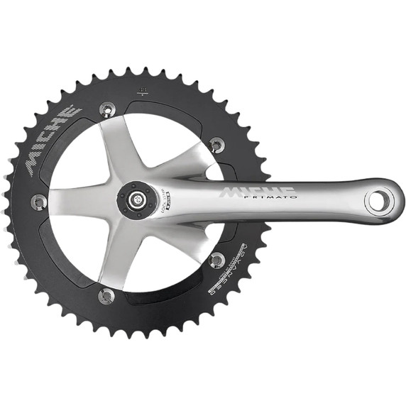 Miche Pista Advanced Crankset Silver