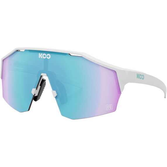 KASK Alibi MDD Matte White W/Turquoise Mirror Lens