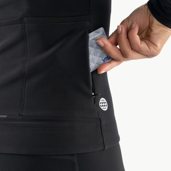 Soomom Women's All-Round LS Thermal Jersey Black