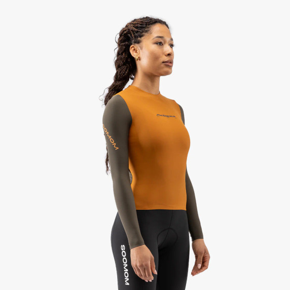 Soomom Women's Race LS Thermal Jersey Brown