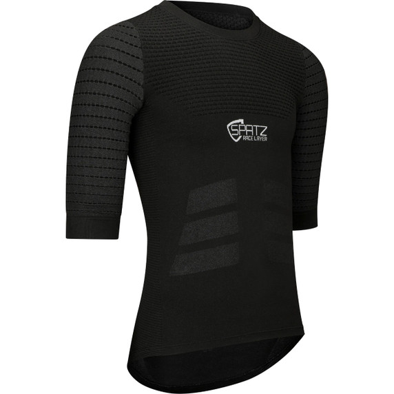 SpatzWear Race Layer Short Sleeve Baselayer Black