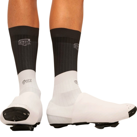 SpatzWear Winsokz Low Aero Shoe Covers White