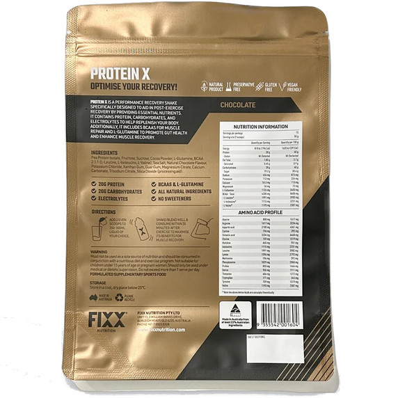 Fixx Protein X Chocolate 750g