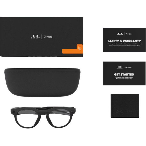 Oakley Meta HSTN Black with Clear Lens