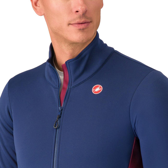 Castelli Entrata 2 Jacket Belgian Blue/Bordeaux