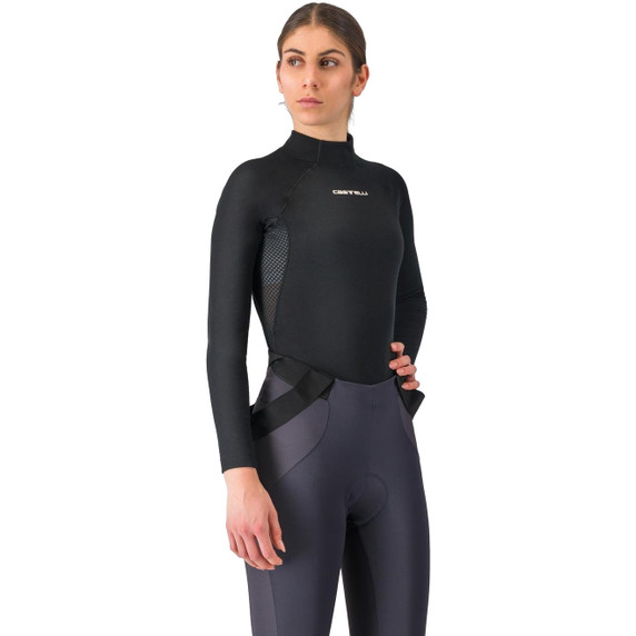 Castelli Flanders 2 Warm Womens Long Sleeve Base Layer Black
