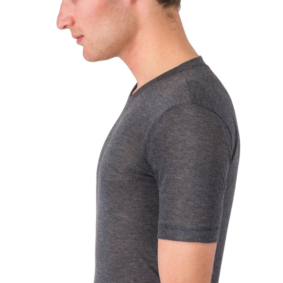 Castelli Medio Short Sleeve Base Layer Melange Gray