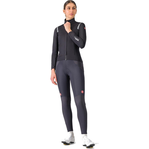 Castelli Perfetto RoS 3 Womens Jacket Light Black/Silver Reflex