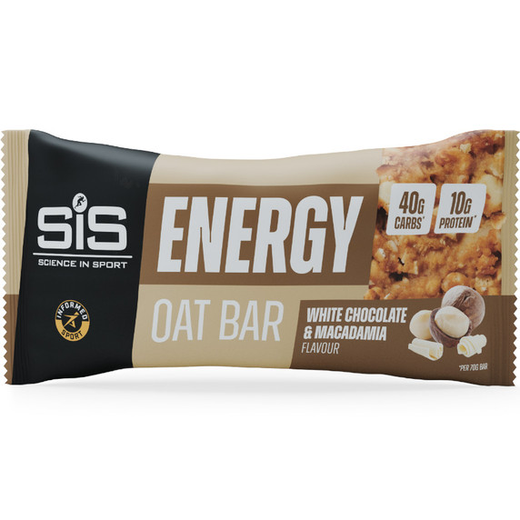 SIS Oat Bar Energy White Choc Mac 70g