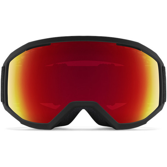 Smith Loam MTB Goggle Black With Red Mirror Lens