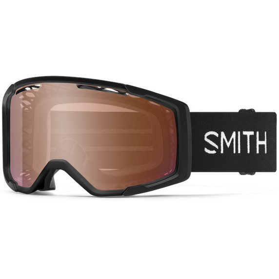 Smith Rhythm MTB Goggle + Dirt Screen Black With Chromapop Contrast Rose Flash Lens