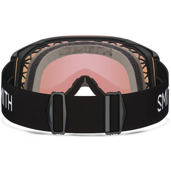 Smith Rhythm MTB Goggle + Dirt Screen Black With Chromapop Contrast Rose Flash Lens