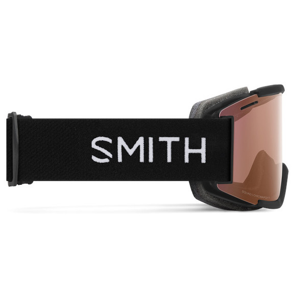 Smith Squad MTB Goggle Black With Chromapop Contrast Rose Flash Lens