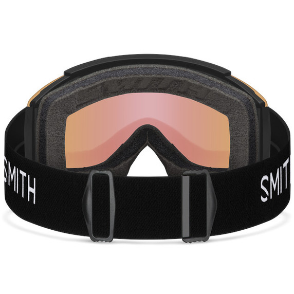 Smith Squad MTB Goggle Black With Chromapop Contrast Rose Flash Lens