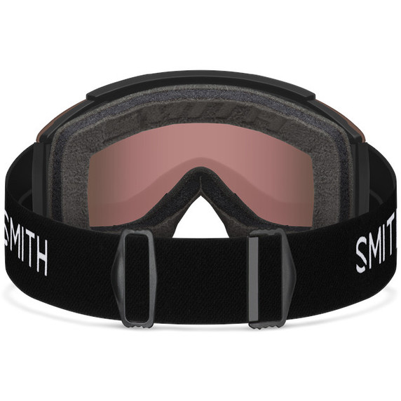 Smith Squad MTB Goggle Black With Chromapop Everyday Red Mirror Lens