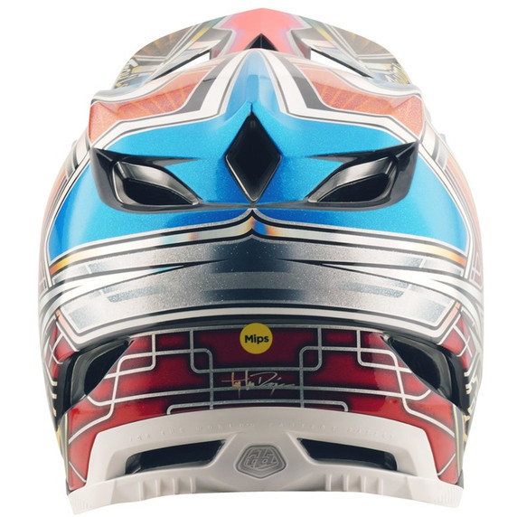 Troy Lee Designs D4 Carbon Helmet Lowrider Blue