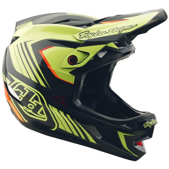Troy Lee Designs D4 Polyacrylite Helmet Qualifer Black / Yellow