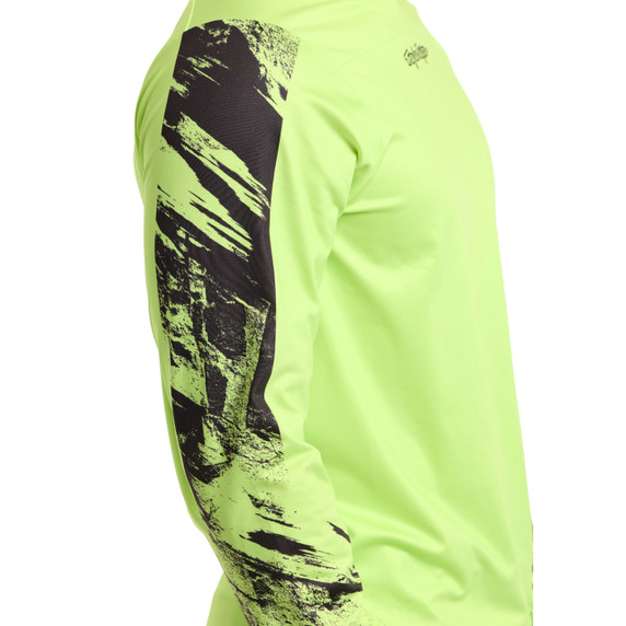 Troy Lee Designs Skyline Chill Long Sleeve Jersey Rockslide Glo Yellow