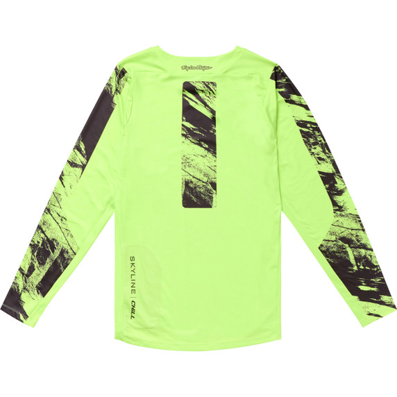 Troy Lee Designs Skyline Chill Long Sleeve Jersey Rockslide Glo Yellow