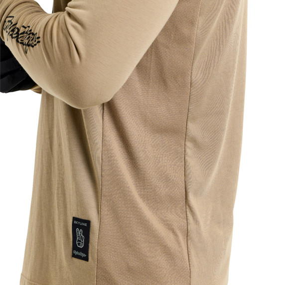 Troy Lee Designs Skyline Ride Long Sleeve Tee Scrubbed Timber