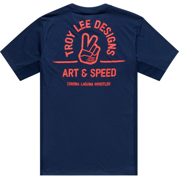 Troy Lee Designs Skyline Ride Short Sleeve Tee Locals Midnight