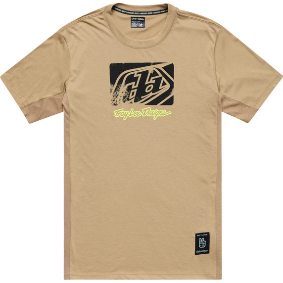 Troy Lee Designs Skyline Ride Short Sleeve Tee Scrubbed Timber