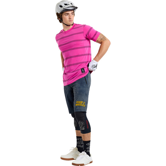 Troy Lee Designs Skyline Ride Short Sleeve Tee Washed Out Party Pink