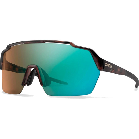 Smith Shift Split Mag Sunglasses Matte Tortoise W/ ChromaPop Photochromic Brown Opal Mirror Lens
