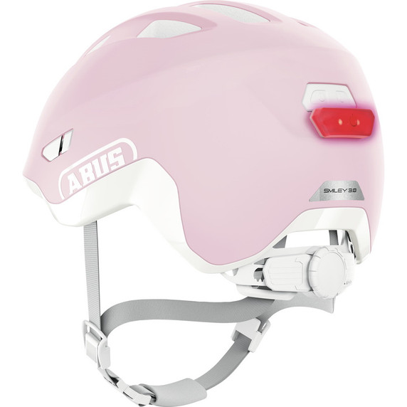 ABUS Smiley 3.0 Ace LED Kids Helmet Pure Rose